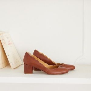 Sézane Low Palermo Heels